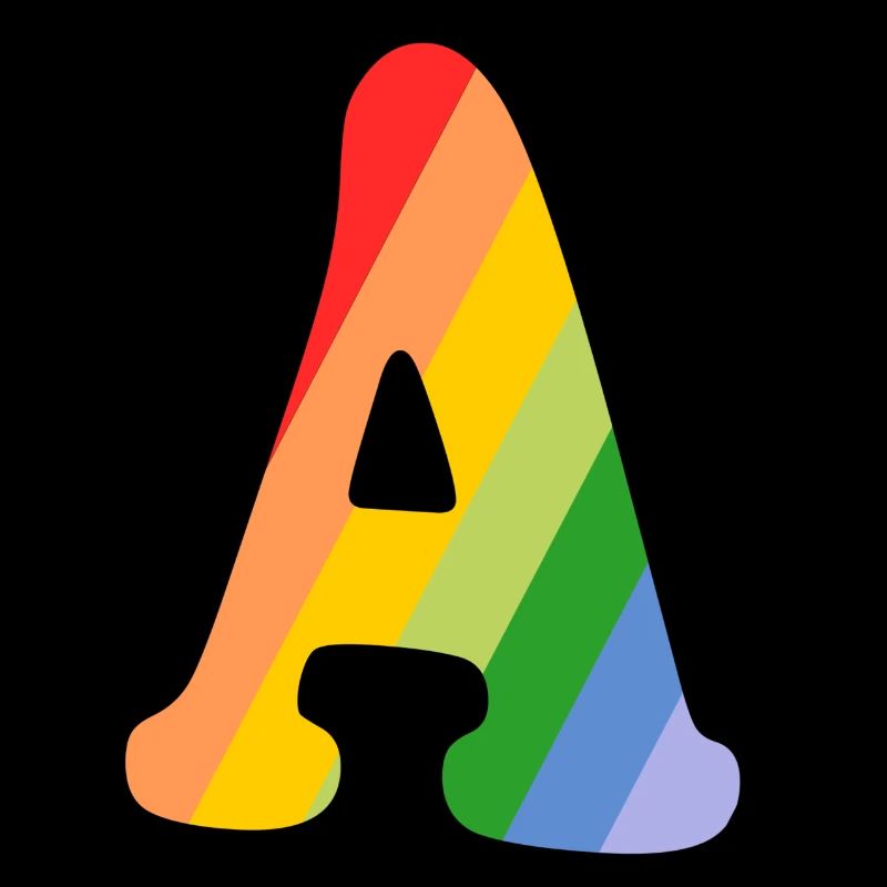 Letter A Rainbow