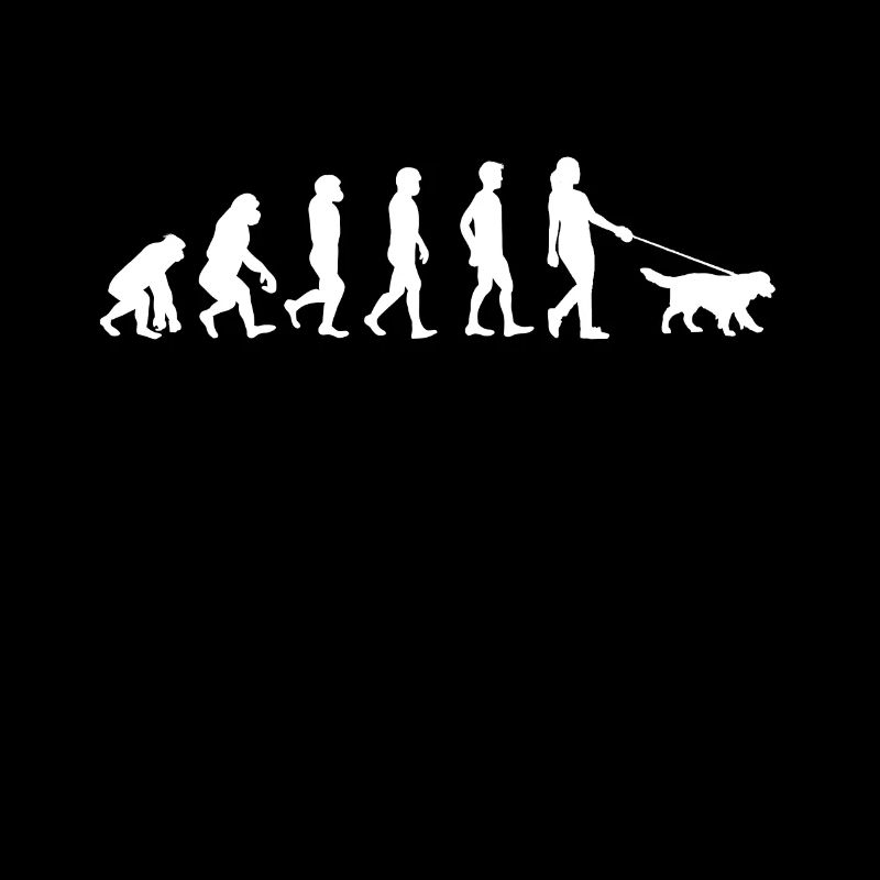 Evolution Hundetrainer Shirt Geschenk Hunde-Coach