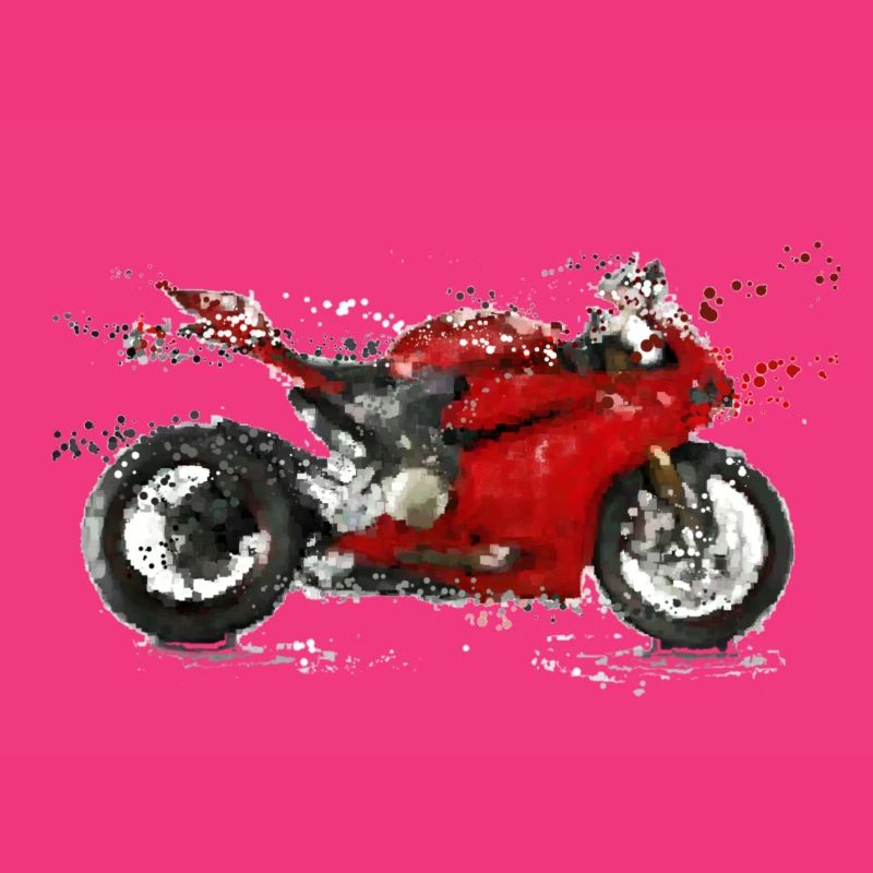 Rote Motorrad