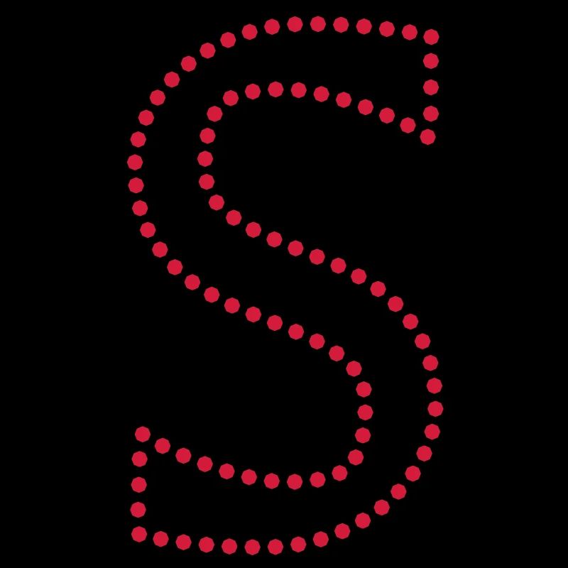 Lettre S / lettre S (points, 1c)