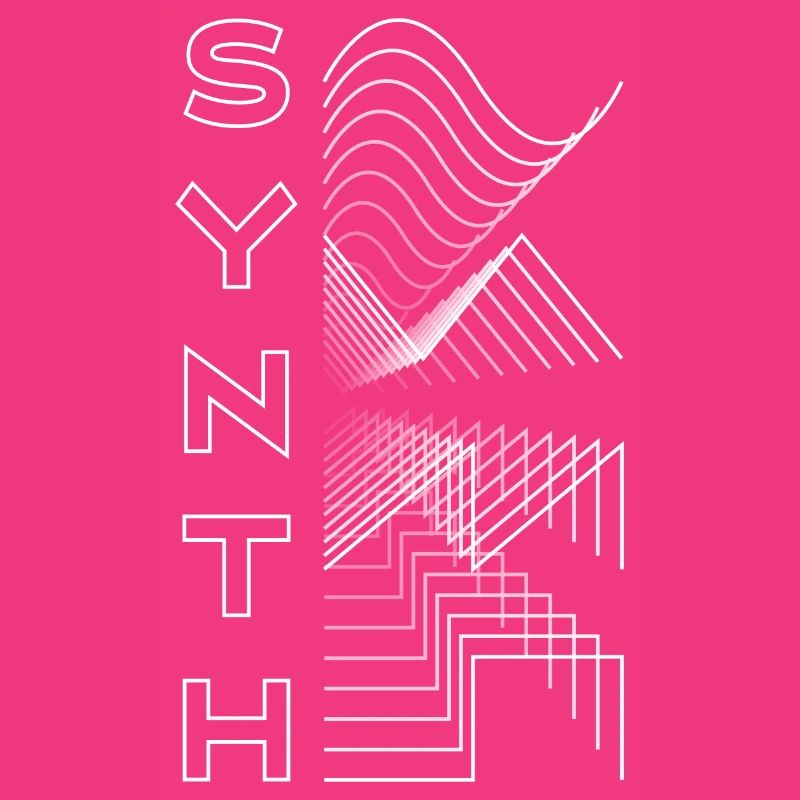 Synth Waveform Audio Analog Design Modular Gift