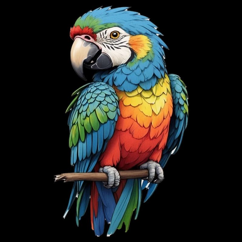 Bunte Ara-Mode: Exotisch Chic