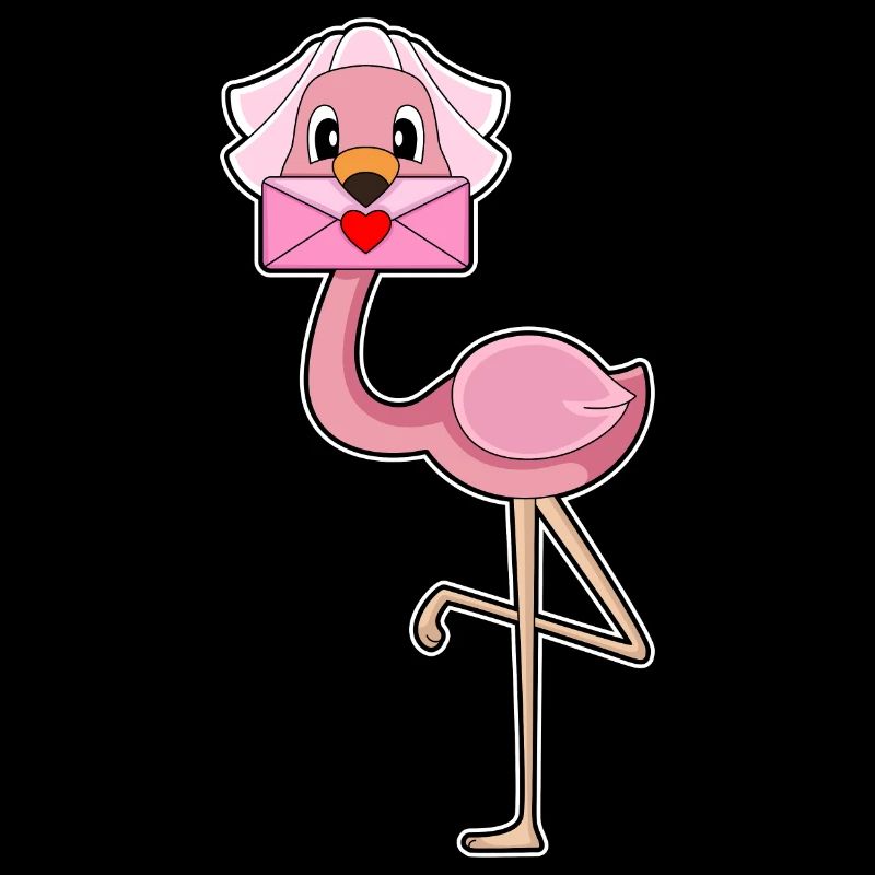 Flamingo Bridal Letter Wedding