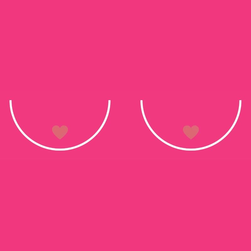 Nippel Brust Boobs Statement lustig Geschenkidee