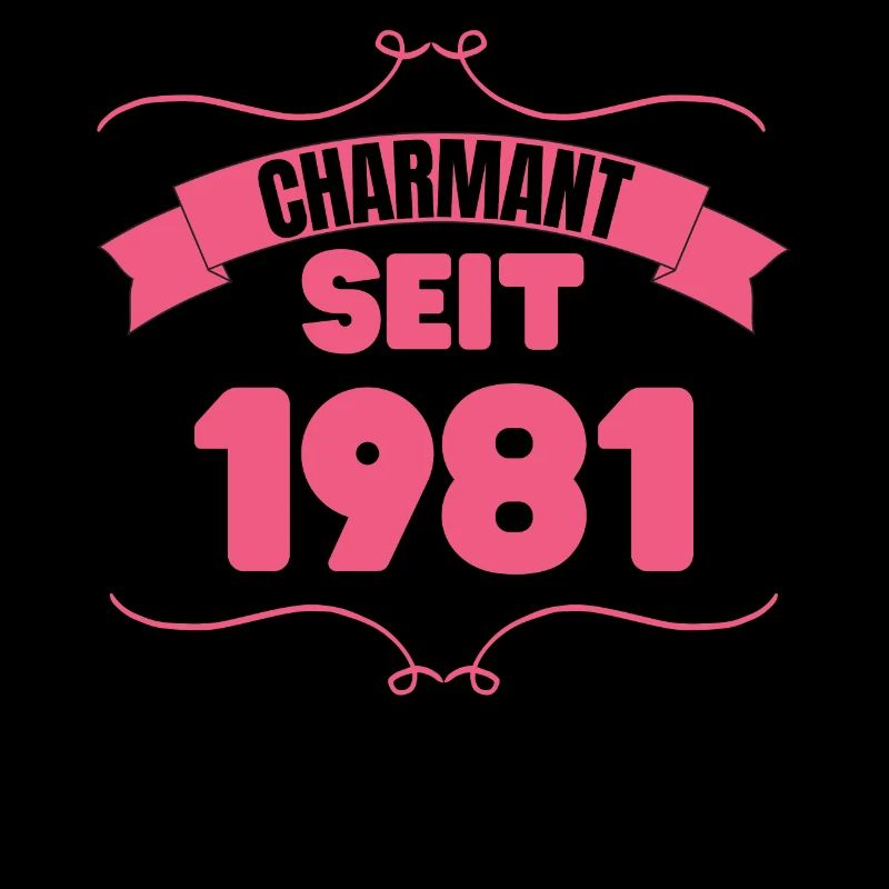 Charmant seit 1980 Geburtstagsfeier 43. Geburtstag