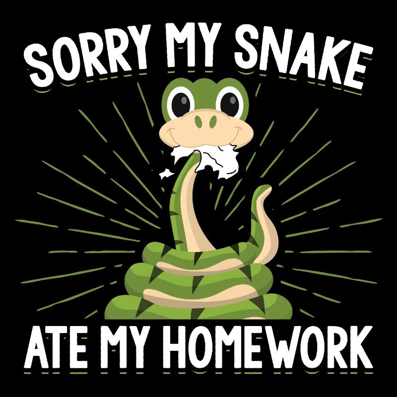 Devoir de serpent | cadeau de reptile
