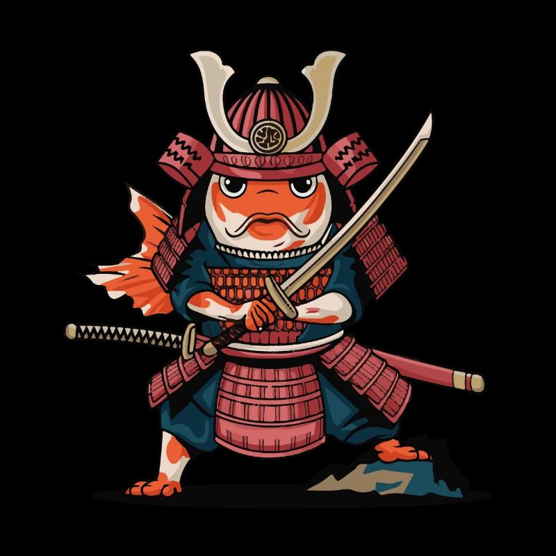 Samurai Koi Karpfen Japan Anime Geschenke