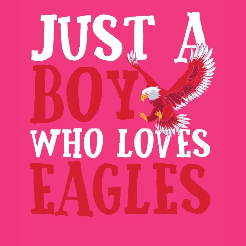 Nur ein Junge, der Adler liebt