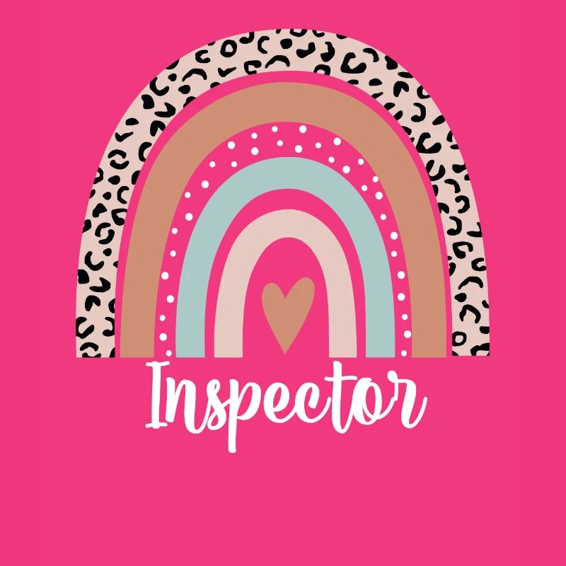 Inspector Rainbow Leopard Funny Inspector