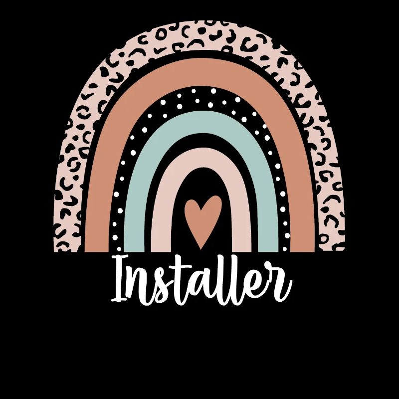 Installer Rainbow Leopard Funny Installer