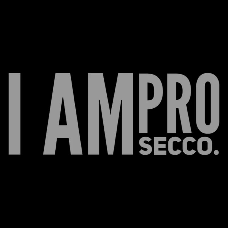 JE SUIS PRO SECCO. Prosecco Lover, cool NOUVEAU Design!!!