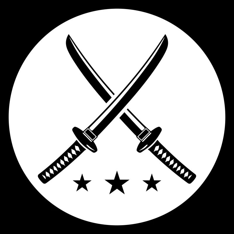 Samurai Schwert Symbol
