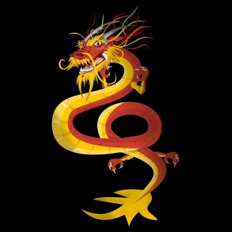 kompletter Drache