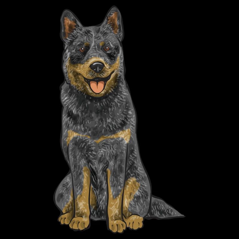 Bouvier australien Red Blue Heeler