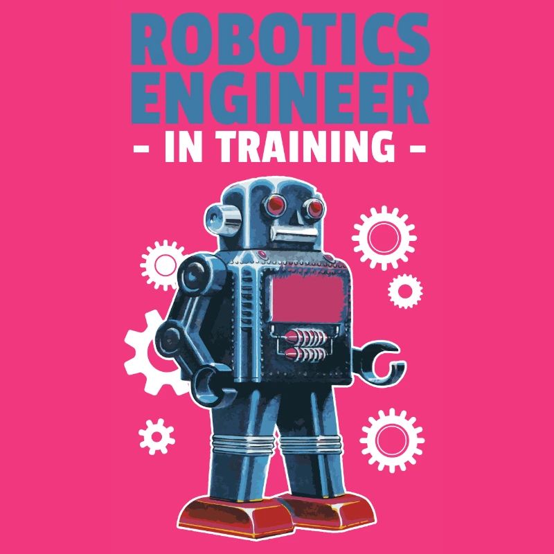 Funny Robotics Engineer In Training School Droid B