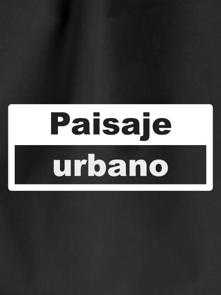 Cityscape Typography Spanish