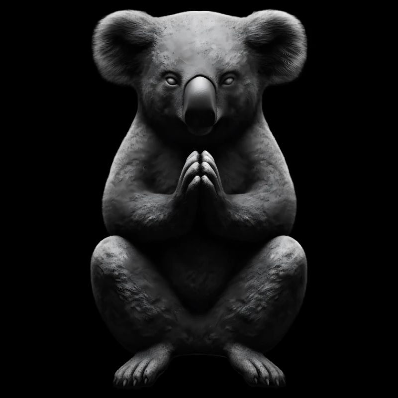 Betender Koala Buddha