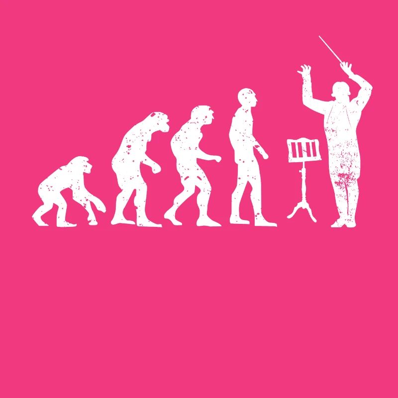 Dirigent Evolution Musiker Geschenkidee