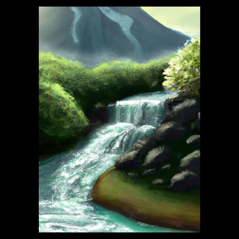 Forest River Wasserfall