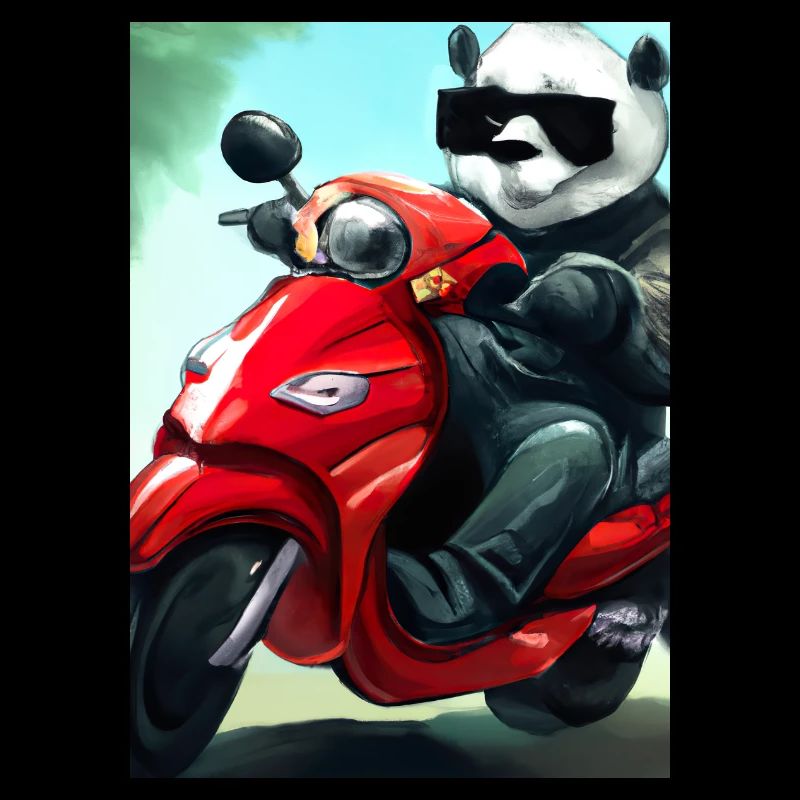 Motorrad-Panda