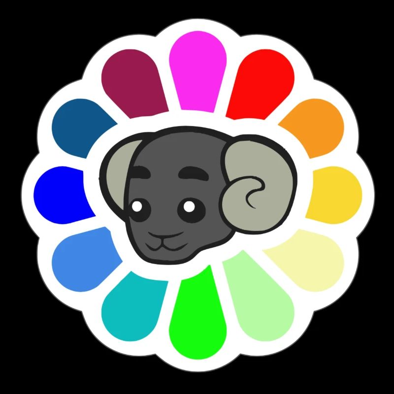 Kindliches Widder-Logo