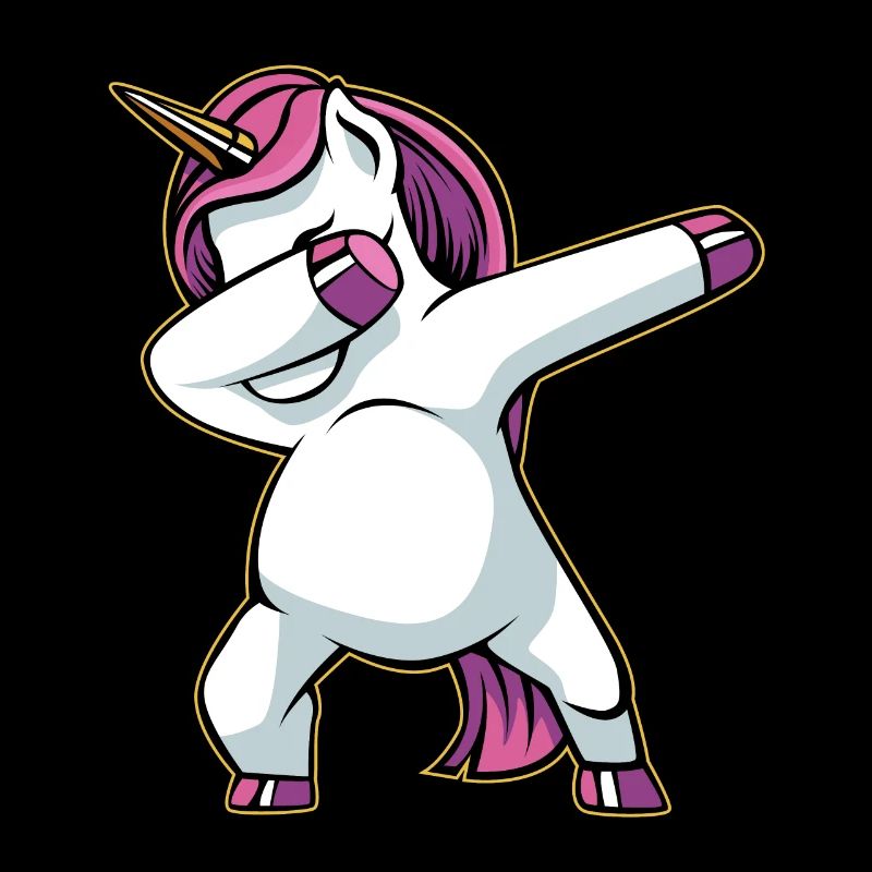Dabbing unicorn cute cute dancing dab