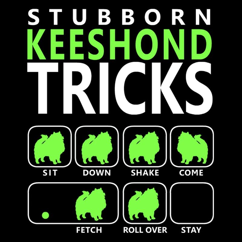 Stubborn Keeshond Tricks