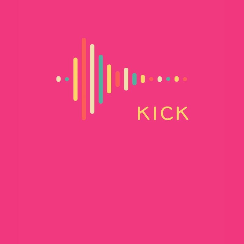Synthétiseur Kick Drum Studio Audio Wave