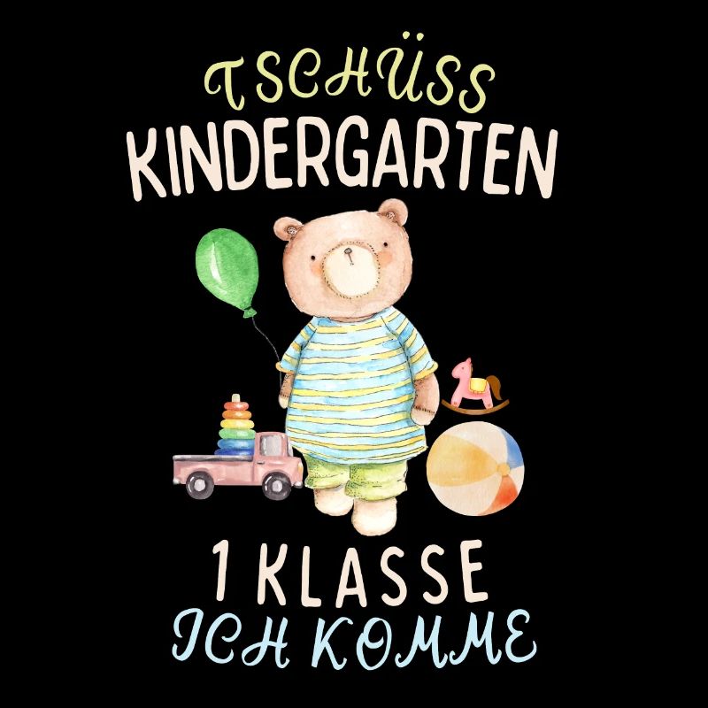 Tschüss Kindergarten 1 Klasse Ich Komme Bären