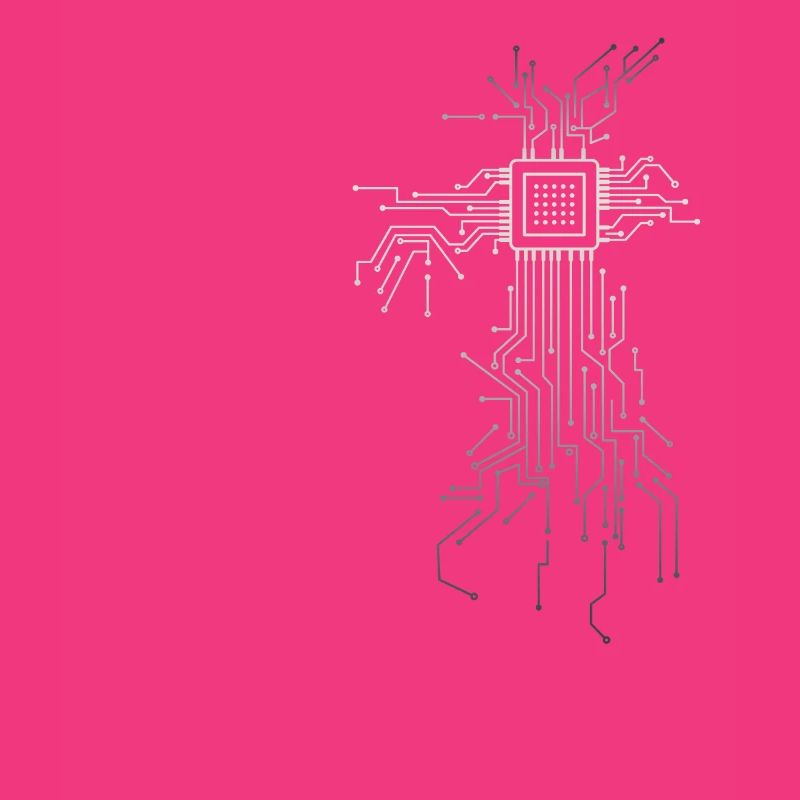 PCB Platines Layout CPU Herz Computer Admin Nerd