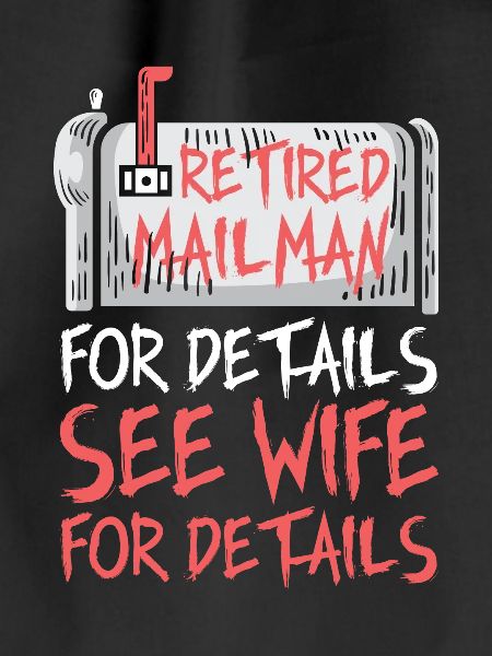 Retired Mailman Postman Gift