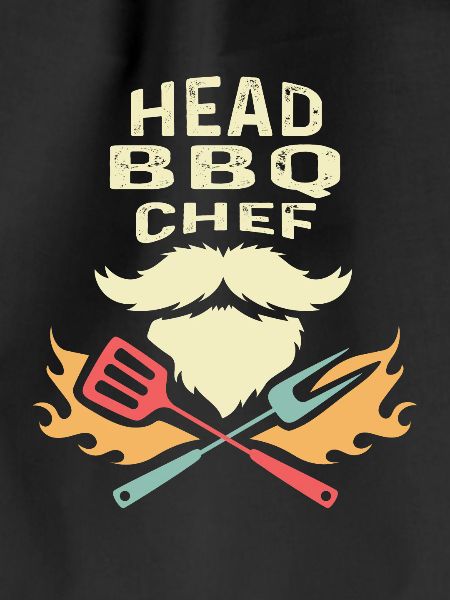 Kopf BBQ Chef Chefkoch Geschenk