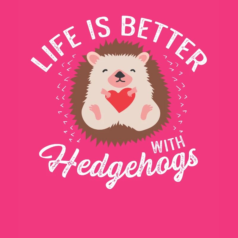 Better with hedgehog pet lover gift