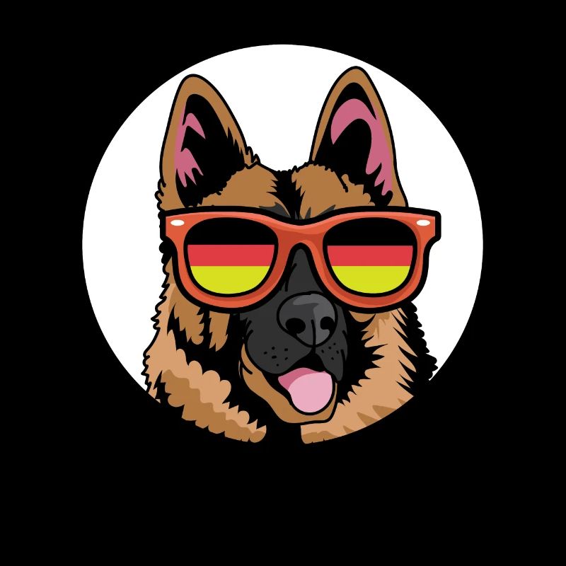Coole deutsche Schäferhund Tierliebhaber Gift