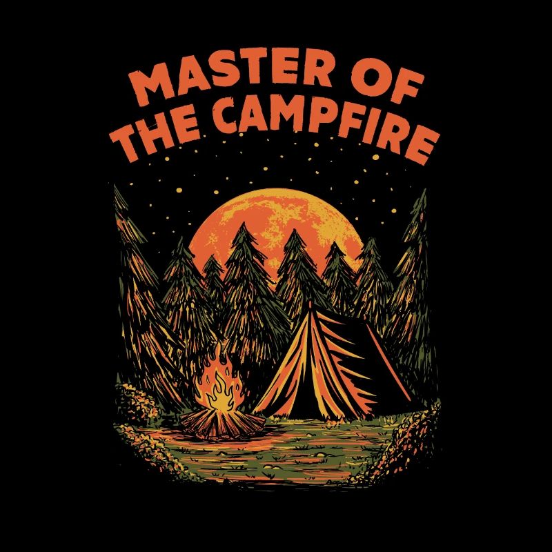 Meister des Lagerfeuers Camping Dad Camper Daddy F