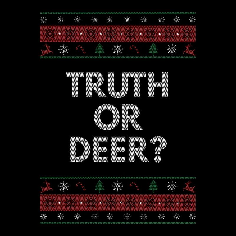 Wahrheit oder Hirsch Weihnachtswitz Weihnachten Wo