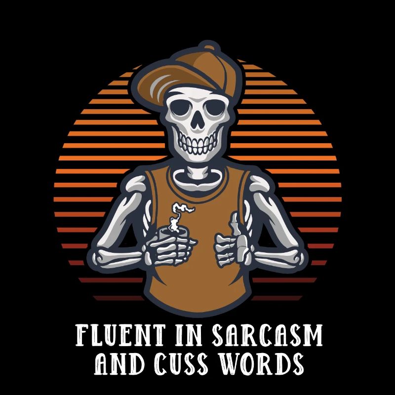 Sarcasme fluide et mots fluides de drôles s