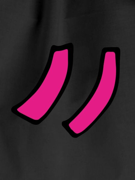 Quotation marks // Goose feet