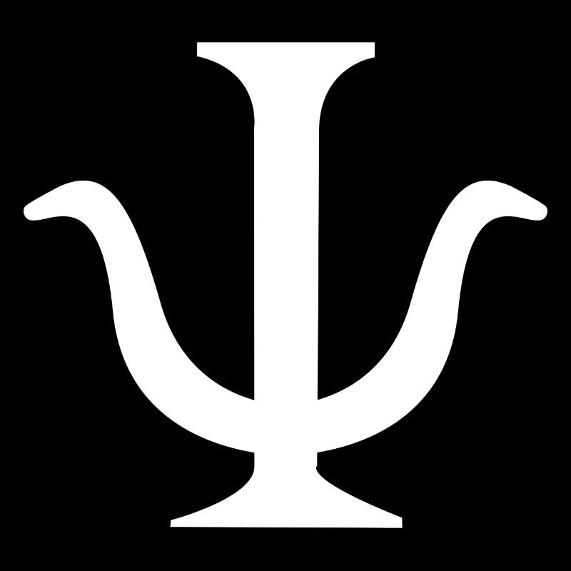 Psychology sign psi symbol