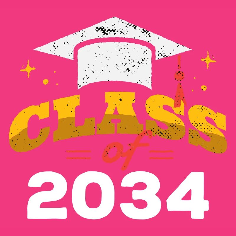 Classe de 2034 Citation drôle Prototype de diplômé pré-K