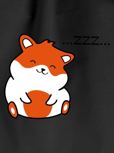 sweet hamster sleeping