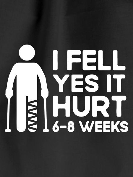 I fell.