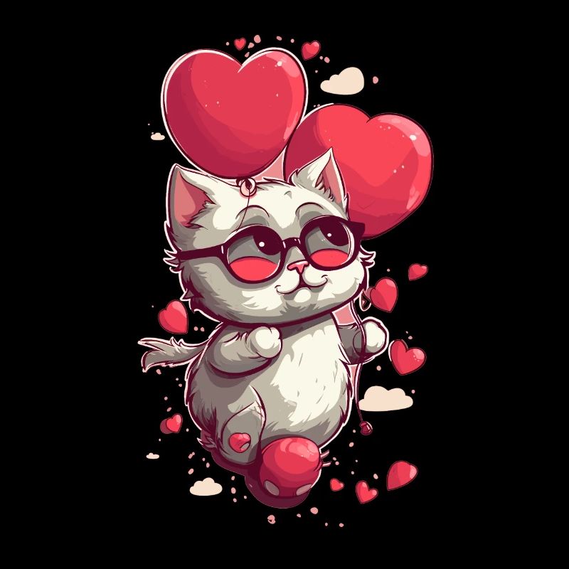 Chibi Love Cat
