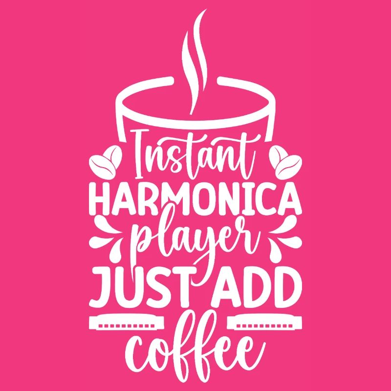 Harmonica Musican Instant Player Just Coffee