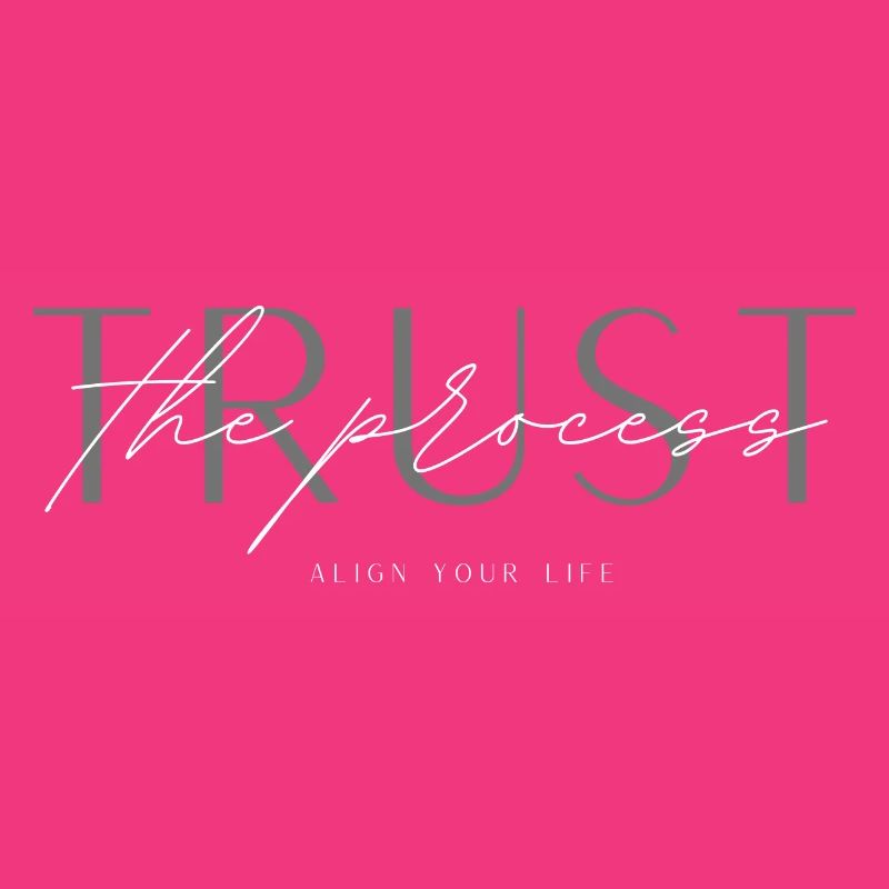 Trust the process. Align your life. Geschenkidee