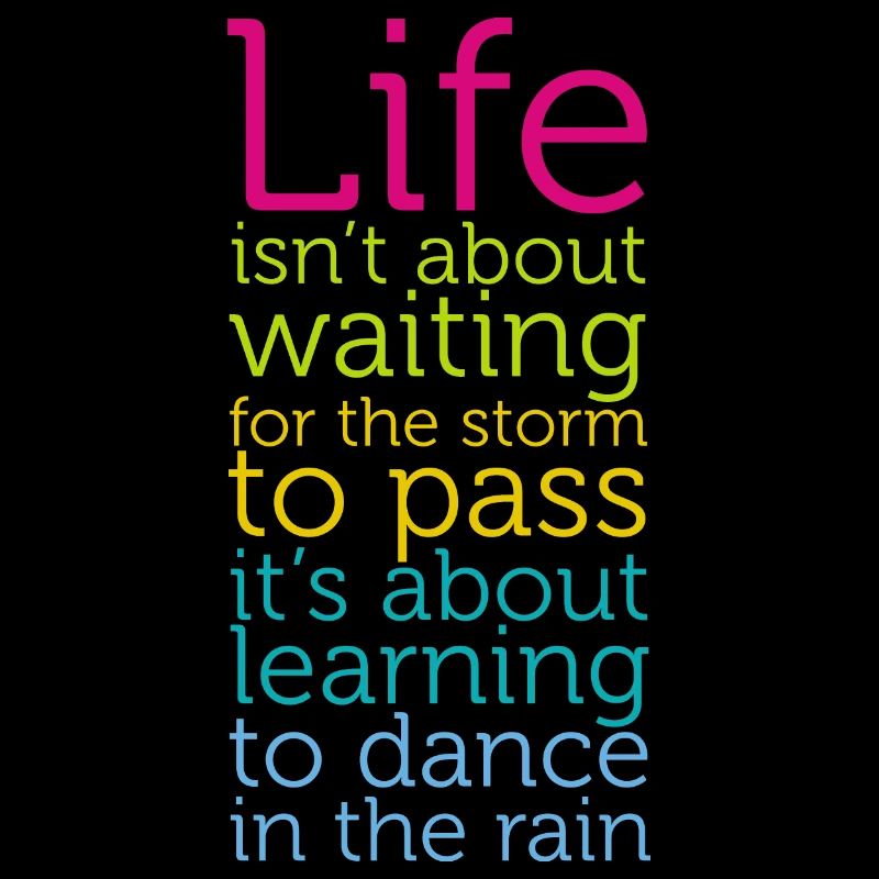 Dans la vie, il ne s’agit pas de se diriger vers la tempête