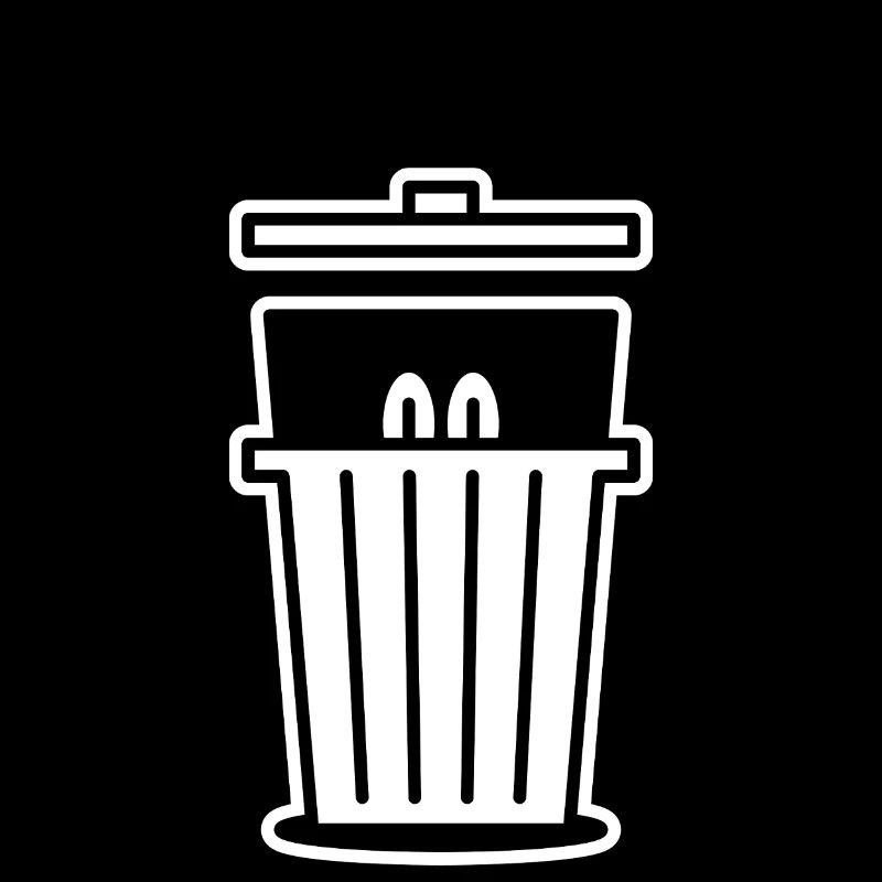 Thug Hiding In A Trash Can
