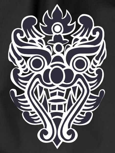 Thai Dragon Head Logo