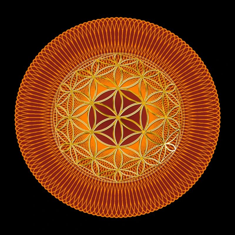 Fleur de la vie - Spirograph