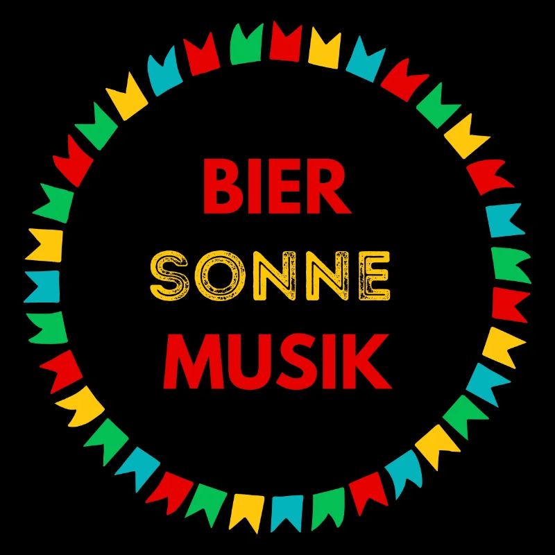 Bier Sonne Musik - Sommerparty Design